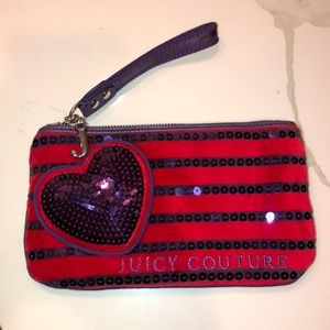 NWOT Juicy Couture Sparkly Wristlet